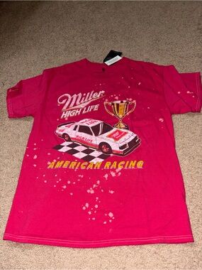 Buckle Pink Miller High Life American Racing Graphic Tee
